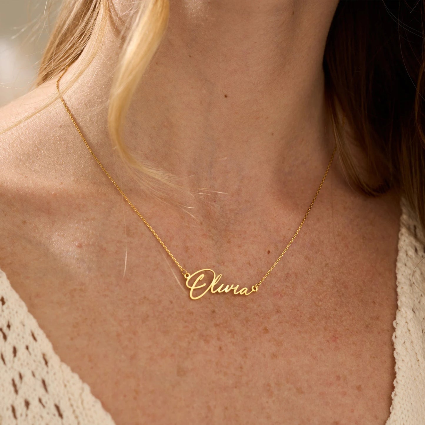 Personalised name necklace