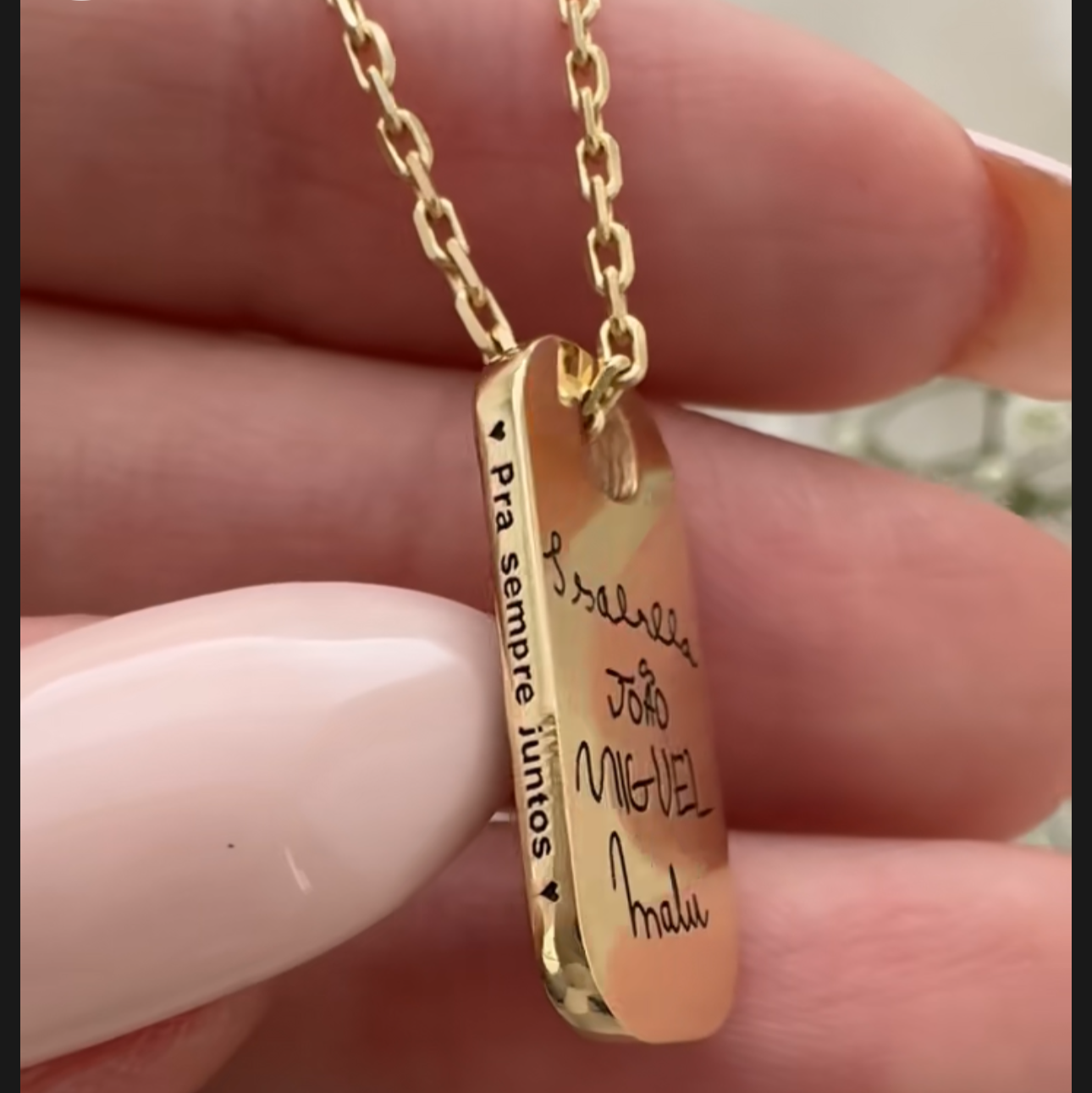 Personalised Tag necklace