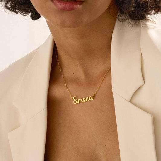 Personalised name necklace