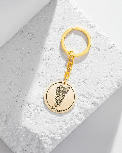 Medallion Keychain